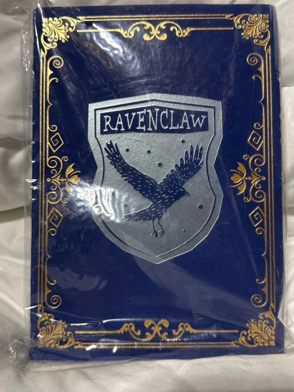 Ravenclaw Hardcover Notebook in Deep Blue with Silver Crest